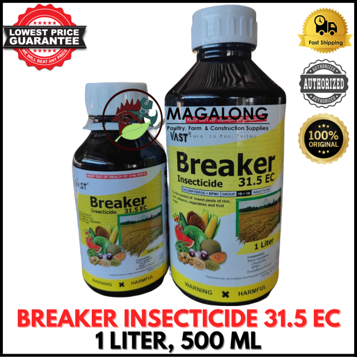 BREAKER INSECTICIDE 31.5 EC - VAST - 500 ML, 1 LITER | Lazada PH