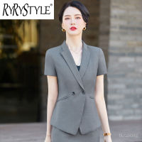 RYRYSTYLE Busalong เสื้อเบลเซอร์2903ชุดสูททางการสำหรับผู้หญิงทำงานชุดสูทฤดูร้อน/ฤดูใบไม้ผลิ