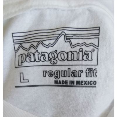 [ส่งของ]เสื้อยืดคอกลม แขนสั้น พิมพ์ลายโลโก้ Patagonia Patagonia สไตล์คลาสสิก แฟชั่นฤดูร้อน ใช้งานกลางแจ้ง