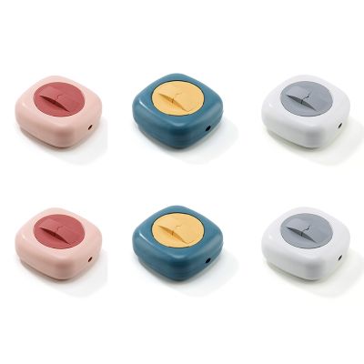 6Pcs Portable Rotatable Data Cable Storage Box Charger Winding Box Earphone Cable Sorting Box Cable Organizer Gadget