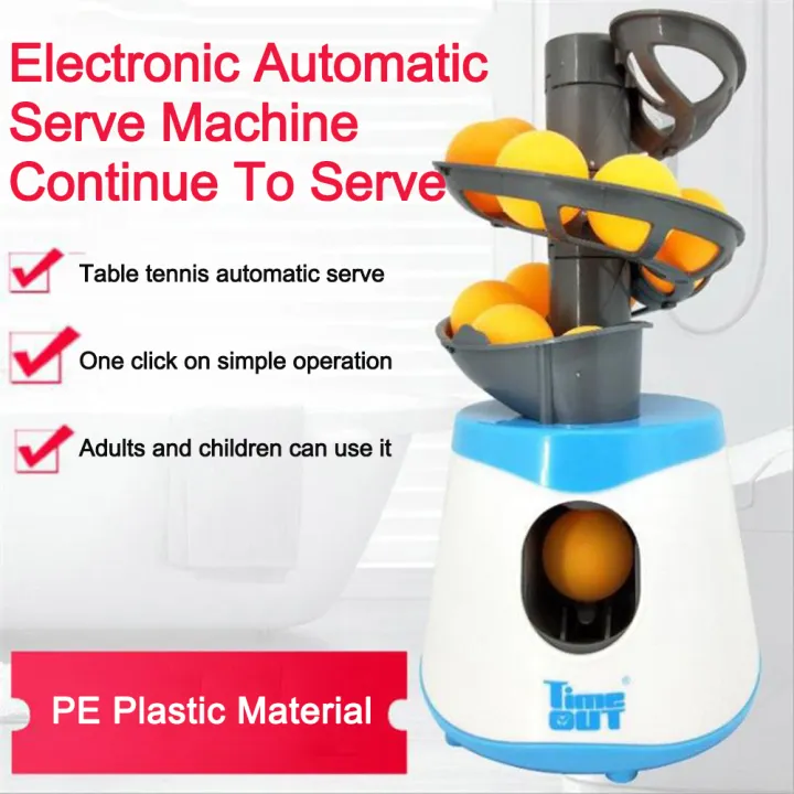 Table Tennis Robot Trainer Sender Automatic Ping Pong Ball Launcher