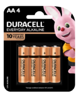 ถ่านอัลคาไลน์ 2A/3A Alkaline Battery Duracell(USA) Pack4ก้อน