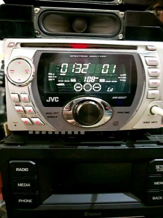 Đầu CD radio AUX lắp cho các loại xe : JVC KW XG55T 