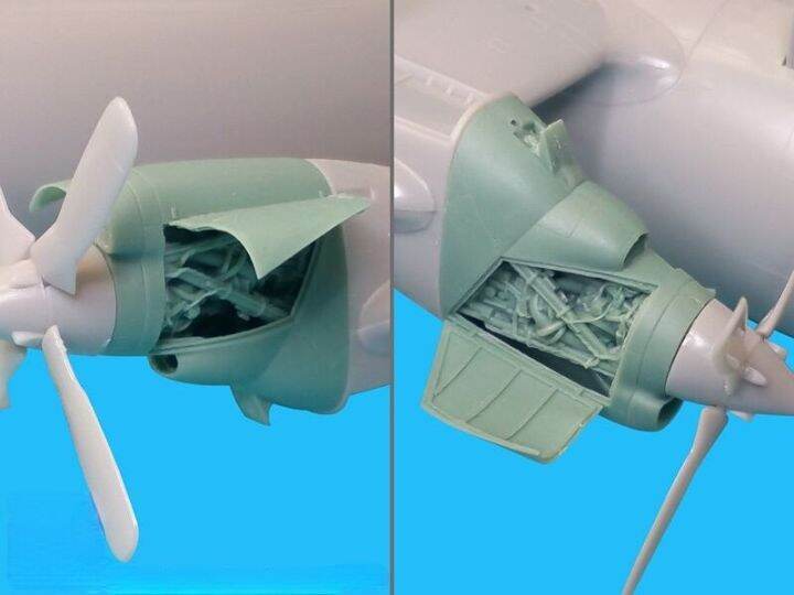 1/72 Scale Die Cast Resin Figure Model Assembly Kit Aircraft Parts