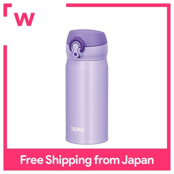 Thermos Water Bottle Vacuum Insulated Mobile Mug [one-touch Open Type] 350ml Pastel Purple JNL-353 Ppl