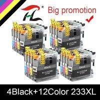 HTL 16ชิ้น LC231 LC233ตลับหมึกเหมาะสำหรับพี่ชายน้องชาย MFC-J5720 J4120 J4620 J5320 DCP-J562DW J880DW J680DW MFC-J480DW