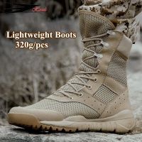 New Product 35 48 Size Men Women Ultrallight Outdoor Climbing Shoes Tactical Training Army Boots Summer Breathable Mesh Hiking Desert Boot