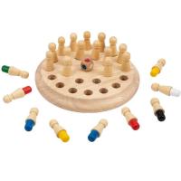 Wooden Memory Match Stick Chess Board Matchstick Chess Game Toy Funny Block Board Game Color Cognitive Ability Toy Educational Intelligent Games Logic Braintease Toys for Boys And Girls special