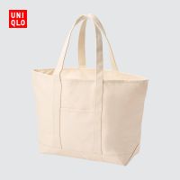 2022ใหม่ UNIQLO ผู้ชาย/ผู้หญิง กระเป๋า445076 UNIQLO (ฤดูใบไม้ผลิถุงสิริถุงใหญ่)