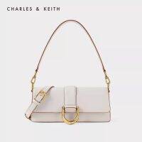 【ซื้อ 2 แถม 1】CHARLES_KEITH/CK2-20781411กระเป๋าสี่เหลี่ยมเล็ก ๆ กระเป๋าใต้วงแขนเกือกม้าหัวเข็มขัดแฟชั่นยุโรปและอเมริกาสบาย ๆ กระเป๋าสี่เหลี่ยมหัวเข็มขัดเกือกม้า