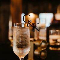 【YF】 Custom Wedding Birthday Engagement Drink Tags Personalized Charms Cocktail Toppers Name Sign Baby Shower Baptism