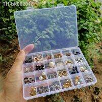 ✣✠✻ 1pc Square Transparent Plastic Storage Box Case 18/24 Slot Adjustable for Pills Jewelry Beads Earring Case Organizer Jewlery Box