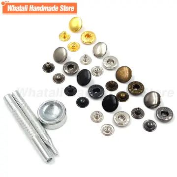 Metal Press Stud Snap Button Popper Fastener for Leather Clothes Jacket  Repair