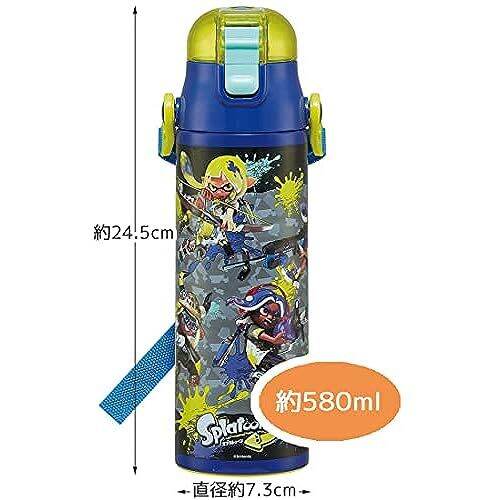 กระบอกน้ำสเก็ต580มล-splatoon-3-sdc6n-a-ขวดน้ำสำหรับเล่นกีฬาสแตนเลสเครื่องดื่มโดยตรง