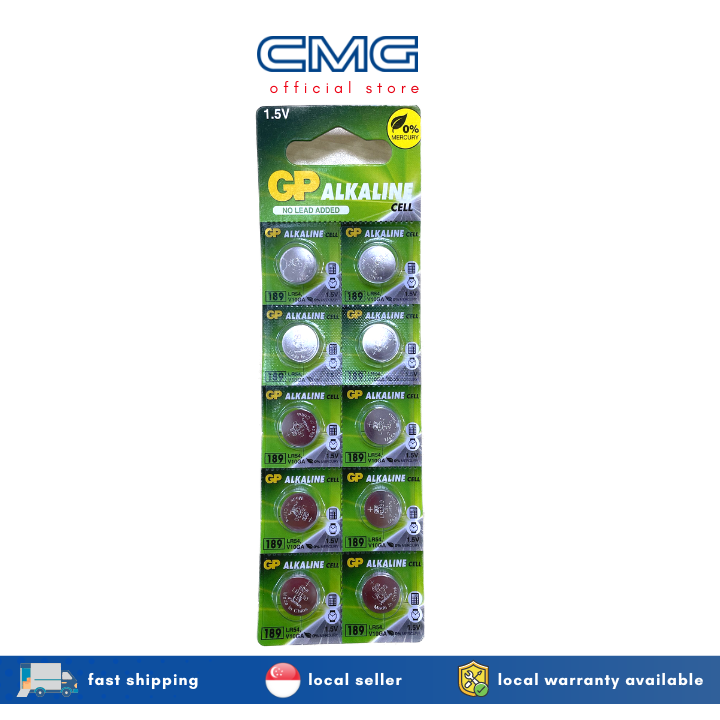 GP 189 LR54 Button Cell Batteries