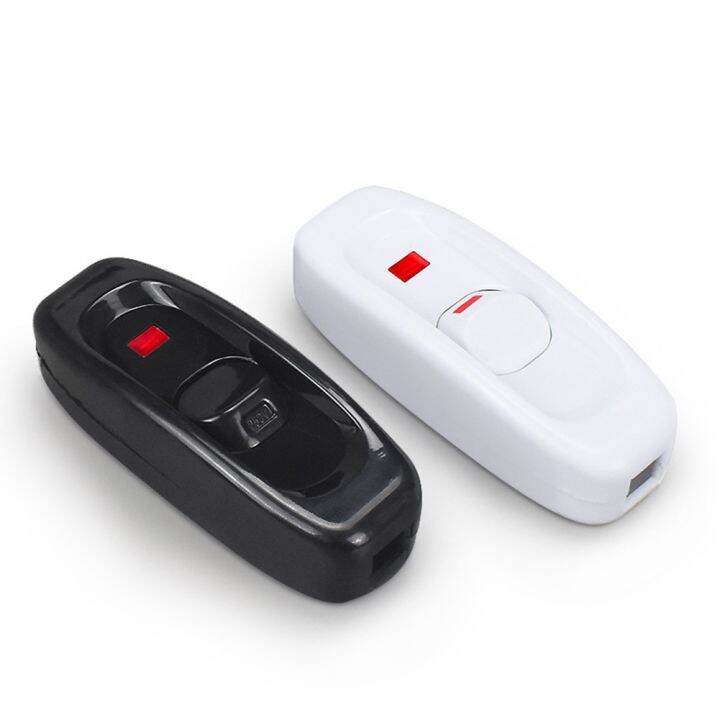 Cord Switch 240V 10A Inline ON/OFF Button Table Lamps Desk Light Cord