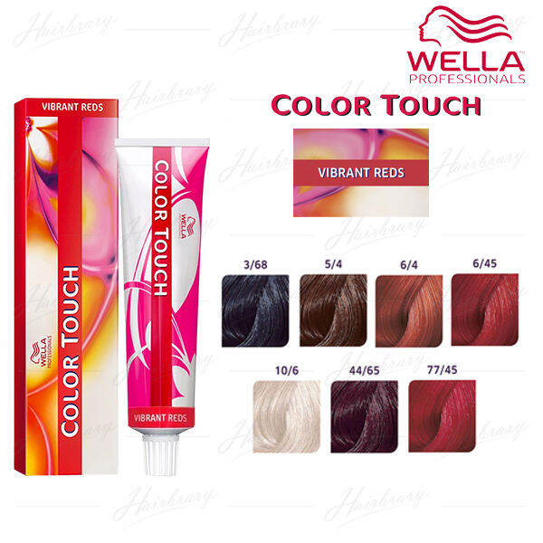 *เฉดสี Vibrant Reds* Wella Professionals Color Touch Vibrant Reds 60g ...