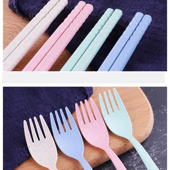 1set-cutlery-tableware-wheat-straw-box-dinnerware-sets-portable-travel-food-kids-adult-camping-picnic-cutlery-set-flatware-sets