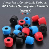 +【； KZ New Upgrade Original 3Pair(6Pcs) Noise Isolating Comfortble Memory Foam Ear Tips Pads Earbuds For In Earphone Headphones