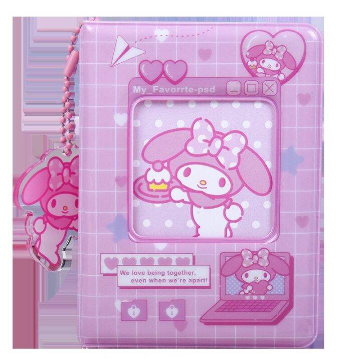 Sanrio Kawaii Photograph Folder Cinnamoroll Kuromi Hello Kitty Small ...