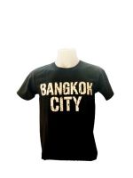 เสื้อยืดแขนสั้น เสื้อยืดลายมวยไทย ลาย BANGKOK CITY ผ้าcotton 100% By Enjoy_Shop