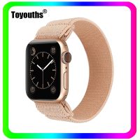 ☸☄℗ Toyouths Elastic Scrunchies Watch Strap for Apple Watch Band Nylon Loop Strap for iwatch Series 6 5 4 3 2 1 Women Casual Strap