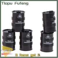 Tlapu บล็อคก่อสร้างถังน้ำมันเคมีสีดำ10ชิ้นแบบทำมือตุ๊กตาคริสต์มาสกวางเรนเดียร์โมเดลยาม