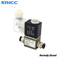 ☾♝ 2V025-08 Normally Closed 12V 24V 220V 1/4 BSP 2 Way 2 Position Air Solenoid Valve 2V025-08 Pneumatic Control Valve