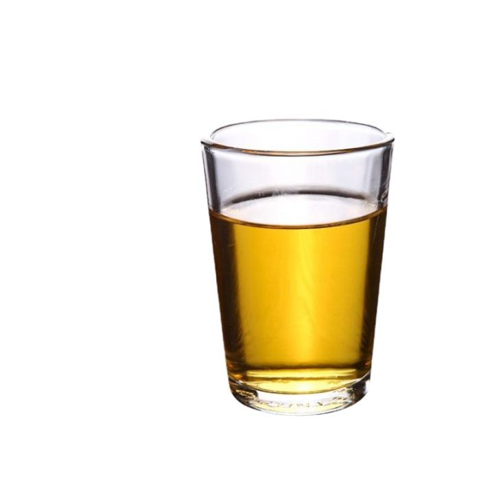ถ้วยเบียร์หนา6กระจกเทมเปอร์-แก้วเบียร์หนา-กระบอกใส่ชากันตก-แก้วบาร์-ktv