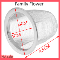 Family Flower Flash Sale แผ่นกรองชาสแตนเลสสตีลชงชากาน้ำชาชาใบเครื่องเทศตัวกรอง