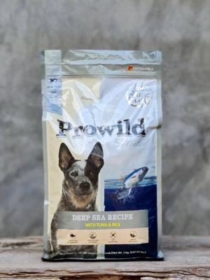 [ เก็บปลายทาง ] 3kg Prowild สูตรใหม่ อาหารสุนัข เกรดพรีเมี่ยม รสทูน่าและข้าว