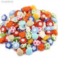 ✉ 100PCS Mix colors plastic flower football rose ladybug mix shape buttons 1 hole Sewing children Buttons 7NK189