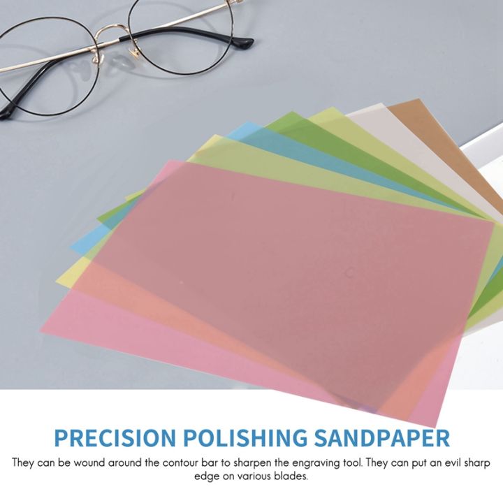 7pcs-set-lapping-film-sheets-assortment-precision-for-polishing-sandpaper-1500-2000-4000-6000-8000-10000-12000-grits