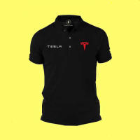 Summer Polo Classic T Shirt Tesla Motors Car Model S X Y Hybrid Embroidery Popular LOGO Fashion Sports Men Shirt