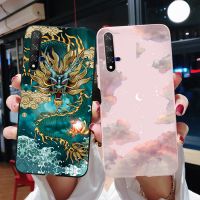 Nana Ko Electron】เคสโทรศัพท์ Huawei Nova 5T,ครอบ TPU นุ่ม Nova5T รูปงูมังกรเท่ๆสำหรับ Huawei Nova 5T 5 T YAL-L21 YAL-L61 YAL-L71 Capa