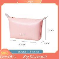 ?【Lowest price】MH กระเป๋าใส่เครื่องสำอางทรงสี่เหลี่ยมสำหรับเดินทางทำจากหนัง PU กระเป๋าใส่เครื่องสำอางของผู้หญิง