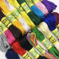 【CW】 New 20yards/lot 1.5mm Chinese Knot Line Cord Silk Satin Cord Nylon CordString Necklace Bracelets Cord