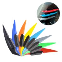 1Pair Universal Motorcycle Winglet Aerodynamic Spoiler Wing with Adhesive Motorcycle Decoration Sticker for Motorbike Scooter