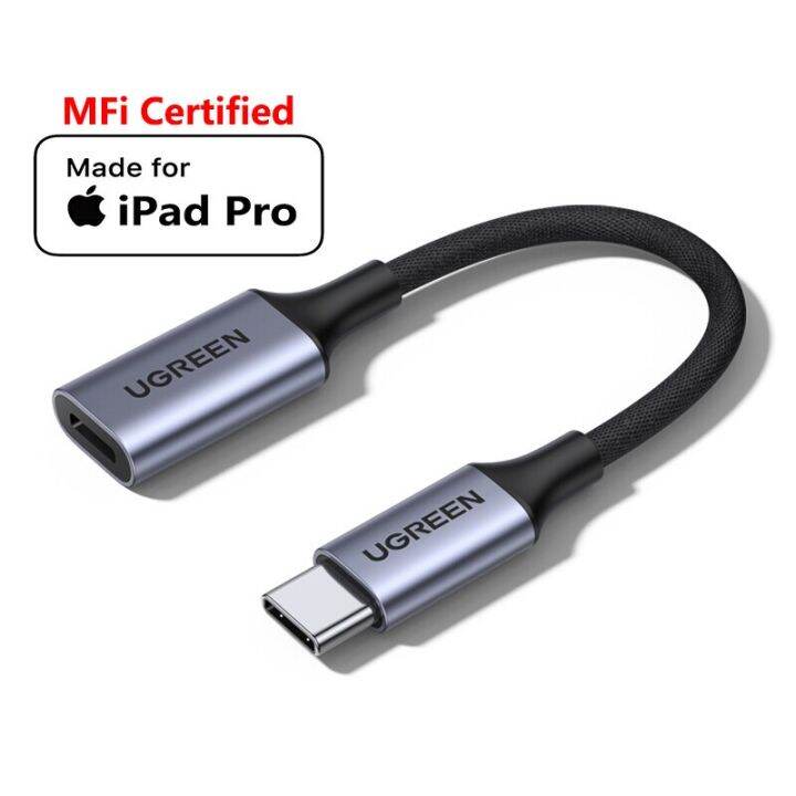 Original MFI Certified usb c to Lightning Headphone jack adapter for