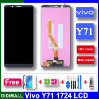 อะไหล่หน้าจอสัมผัส LCD Digitizer,อะไหล่จอขนาด100% นิ้วของแท้6.0ได้รับการทดสอบแล้ว Y71สำหรับวิโว่ Y71i LCD V1731B 1724 1801