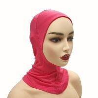 【YF】 Muslim Modal High Elasticity Multicolor Base Cap Women Hijabs Adjustable Solid Color Scarves Ladie Foulard Femme Veil