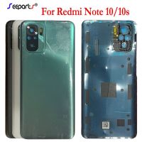 6.43 "ที่อยู่อาศัยสำหรับ Xiaomi Redmi Note 10วินาทีฝาหลังด้านหลังที่อยู่อาศัยสำหรับ Redmi Note 10ชิ้นส่วนอะไหล่เปลี่ยนประตูฝาหลังปิดโทรศัพท์