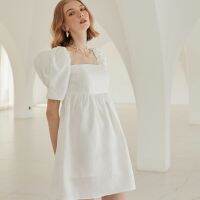 HOWDYCLOUDS - CHOUX CREAM DRESS