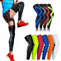 1Pcs Sports Anti-slip Full Length Compression Leg Sleeves Calf Shin Splint Support Protector for Cycling Running Basketball Golf