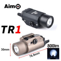 WADSN TR1 HL Lamp Tactical Metal LED Strobe Flashlight 800 Lumens Weapon Scout Light For GLOCK G17 G19 KCS TM P1