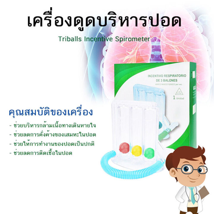 เครื่องบริหารปอด-เครื่องดูดบริหารปอด-triflow-incentive-spirometer-ออกกำลังปอด-ก่อน-หลังผ่าตัด-ใช้สำหรับลด-ภาะแทรกซ้อนในปอด-ป้องกันและลดอาการปอดอักเสบ-ปอดบวม-หรือ-สำหรับู้สูงอายุที่ไม่ค่อยได้ออกกำลังกา