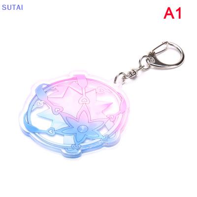 💖【Lowest price】SUTAI พวงกุญแจเเบบเเบบ Genshin ตุ้มห้อยคอสเพลย์