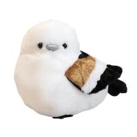 Bird Toys for Kids Stuffed Children Tilted Head Titmouse Doll Soft Animal Throw Pillow for Boys &amp; Girls Sofa Bed Couch Decoration for Christmas Gift charitable