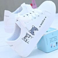 ♨  comemore 2021 New Fashion Lace-up Sneakers Woman Shoes Printed Womens Pu Canvas Shoe