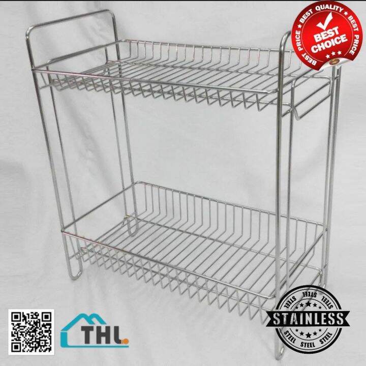 THL 2TIER SUS304 Table Top Rack Jar Rack Seasoning Storage Rack